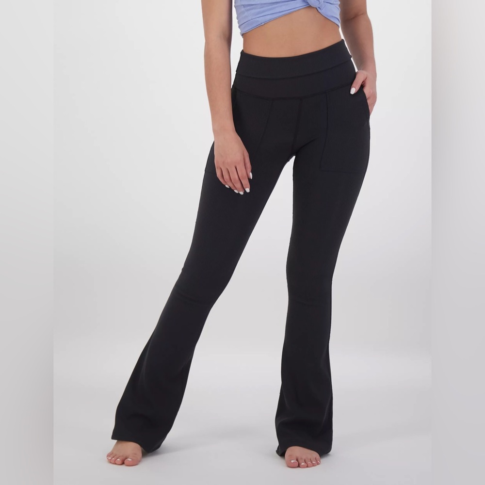 Aerie Ribbed Flare Leggings